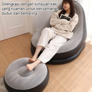 Sofa Santai Udara Sofa Santai Sofa Bantal Udara Santai Dengan Penopang Kaki
